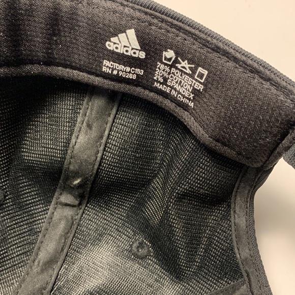 Adidas Hat Charcoal Black color Mens size - Picture 5 of 8